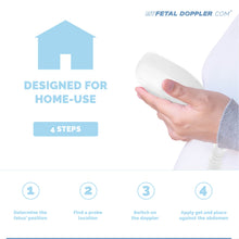 Load image into Gallery viewer, FD200 Fetal Doppler, Baby Heartbeat Monitor