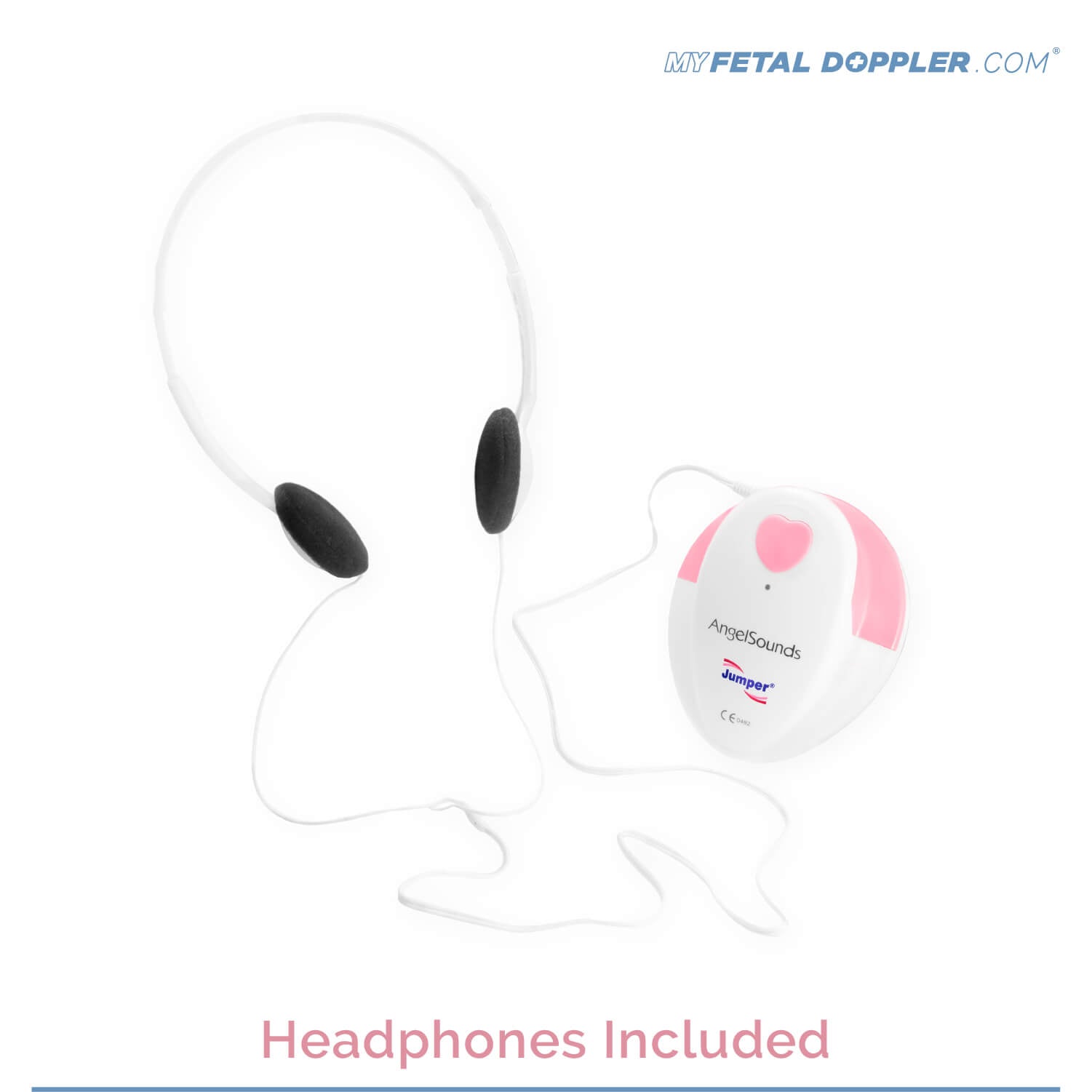 AngelSounds Fetal Doppler JPD-100S in Pink –