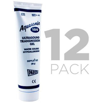 Aquasonic 100 Ultrasound Transmission Gel  12 tubes